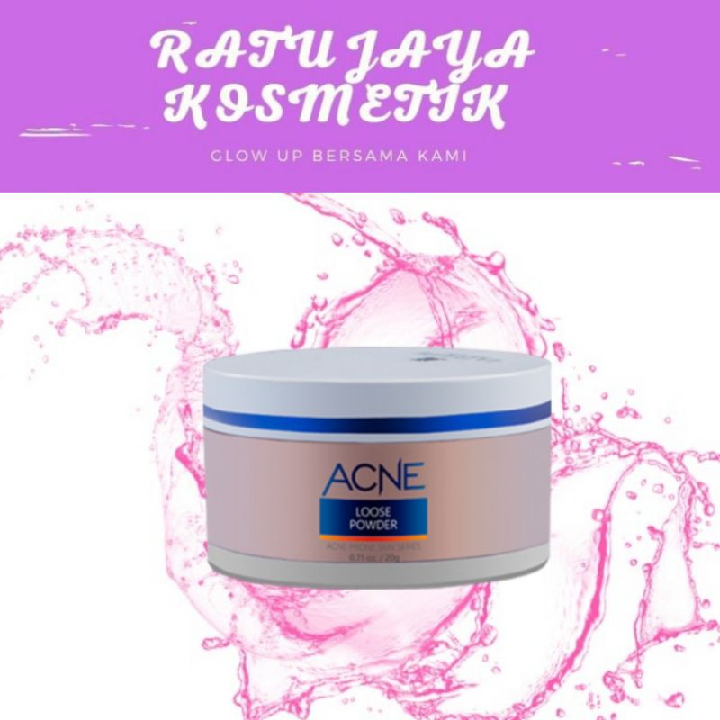 La Tulipe Acne Loose Powder 20g Bedak Tabur Kulit Muka Jerawat Berminyak Latulipe Latulip