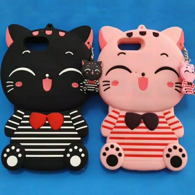 CASING HP SOFTCASE OPPO A3S MOTIF KARAKTER MIMI CAT KUCING