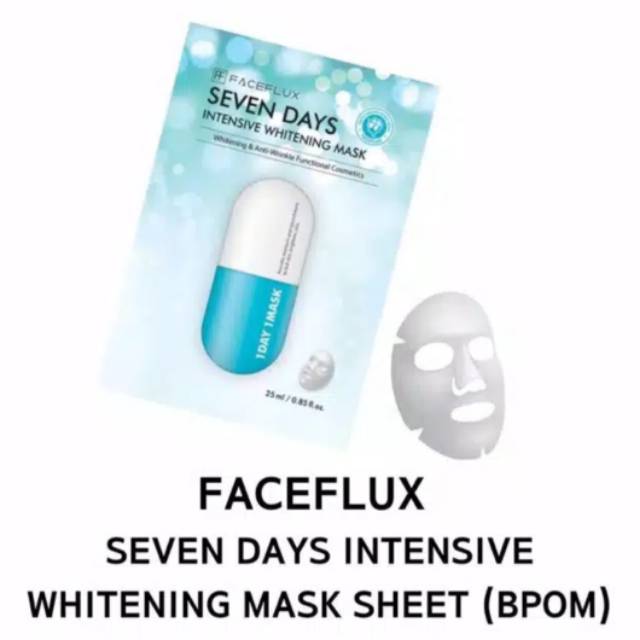 FACEFLUX SEVEN DAYS INTENSIVE WHITENING MASK