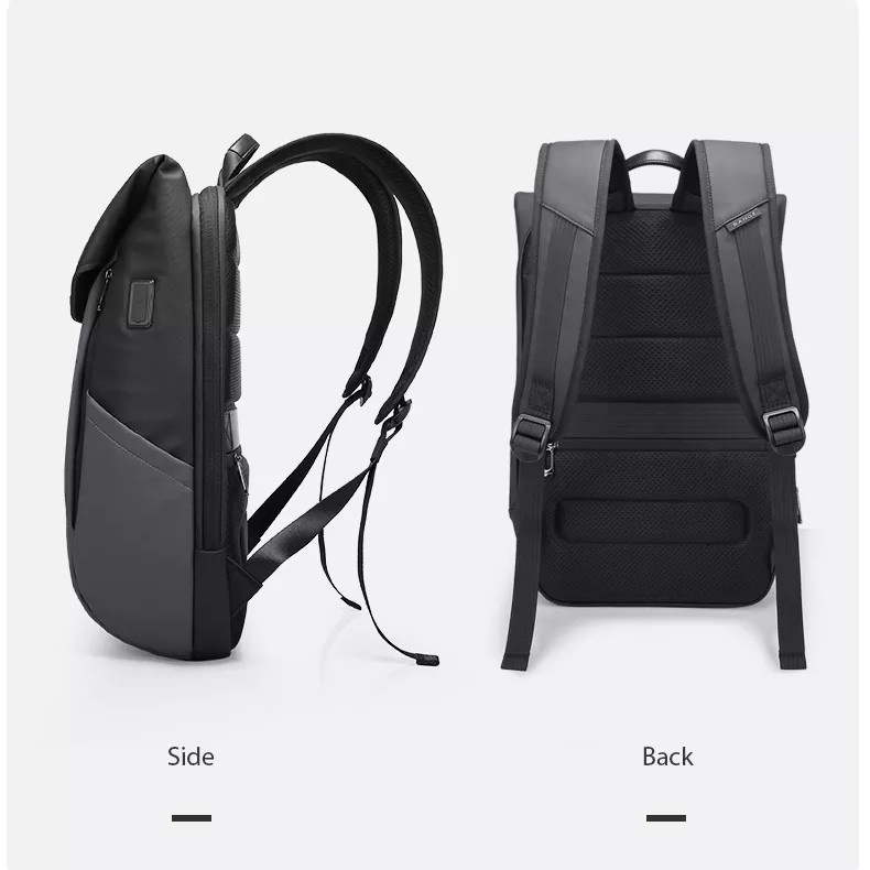 BG2575 Tas Bange Pria Ransel Pria Laptop 15.6 Foldable Scalable USB