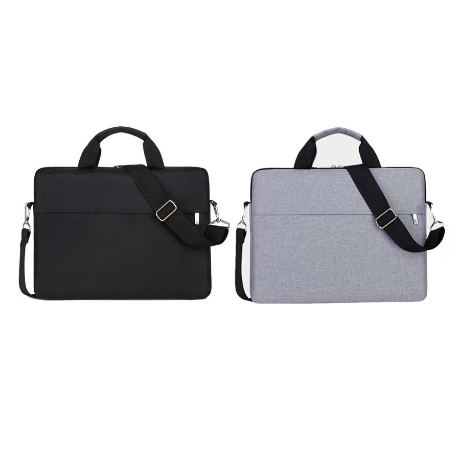 Tas Laptop Bag Selempang Sleeve Case Nylon Waterproof 14inch hitam