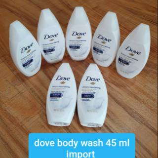 dove baby wash travel size