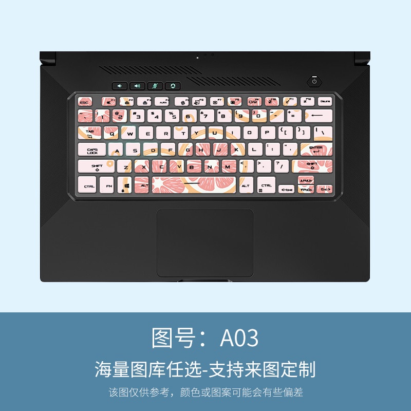 Film Pelindung Debu Keyboard Motif Kartun Bunga Untuk ASUS TUF Dash F15 FX516P FX516PM FX516PR Fx516 2021 GU603HM Gv30Pm Zhye Roqg1