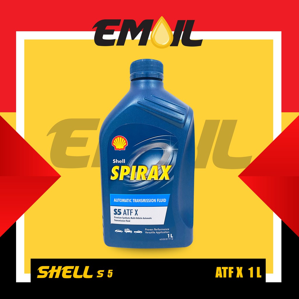 NEW OLI MATIC SHELL SPIRAX S5 ATF X/ATF MULTI VEHICLE KEMASAN 1 LITER