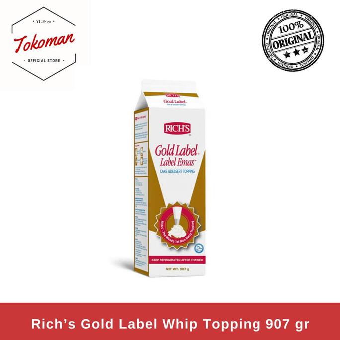 

Spesial Promo Rich Gold Label Whipping Cream 907 gr / Rich's