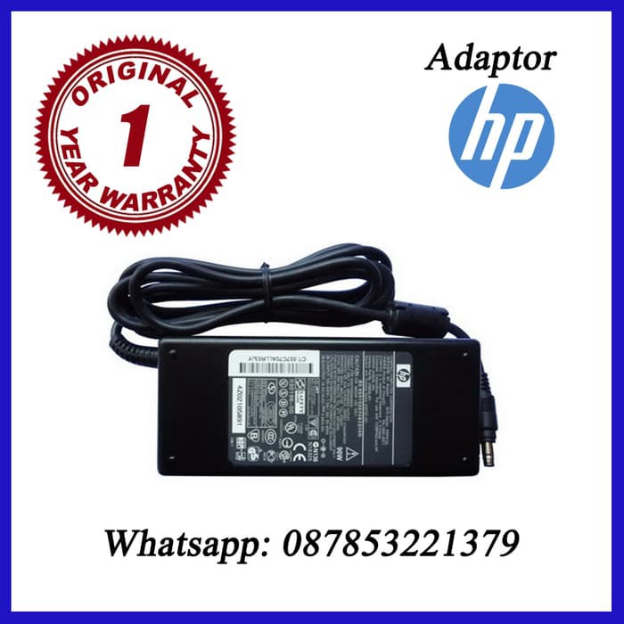 Adaptor Charger Original HP 18.5V 4.9A 4.8*1.7mm