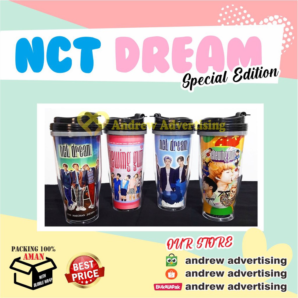 BOTOL MINUM KPOP NCT / NCT DREAM MERCHANDISE KPOP / TUMBLER NCT DREAM KPOP