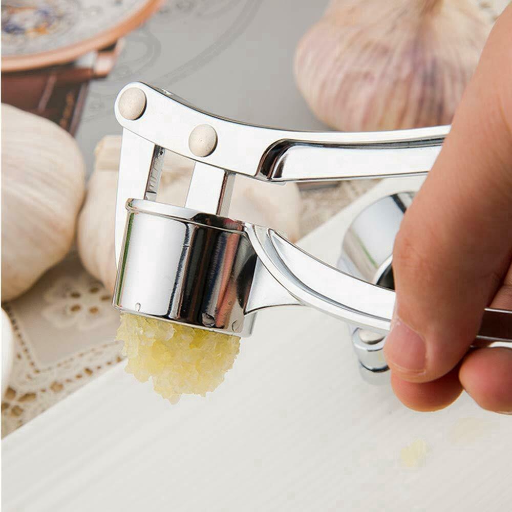 [ Stainless Steel Handheld Pressing Garlic Grinder ] [ Multi-functional Kitchen Garlic Masher Kitchen Tools ]