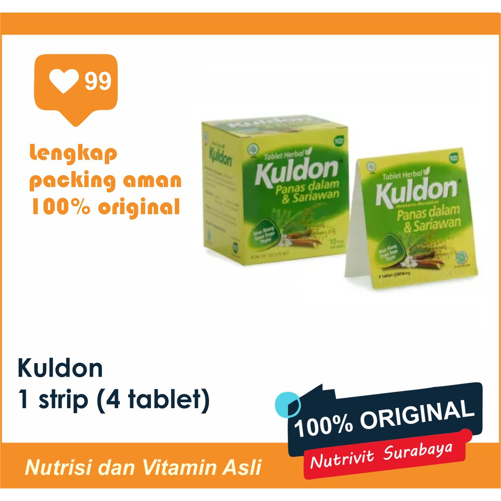 KULDON TABLET PANAS DALAM DAN SARIAWAN