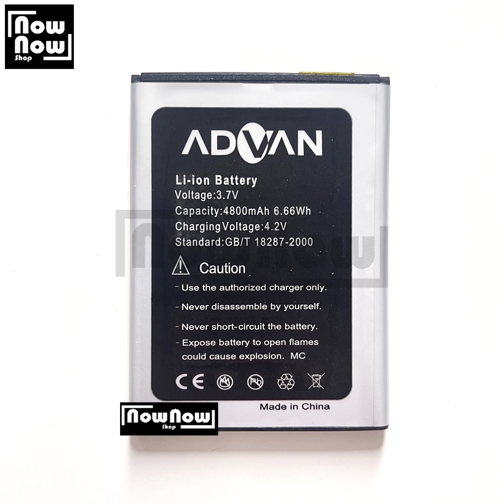 Baterai Advan S50F Original Double Power Batre Batrai Battery HP