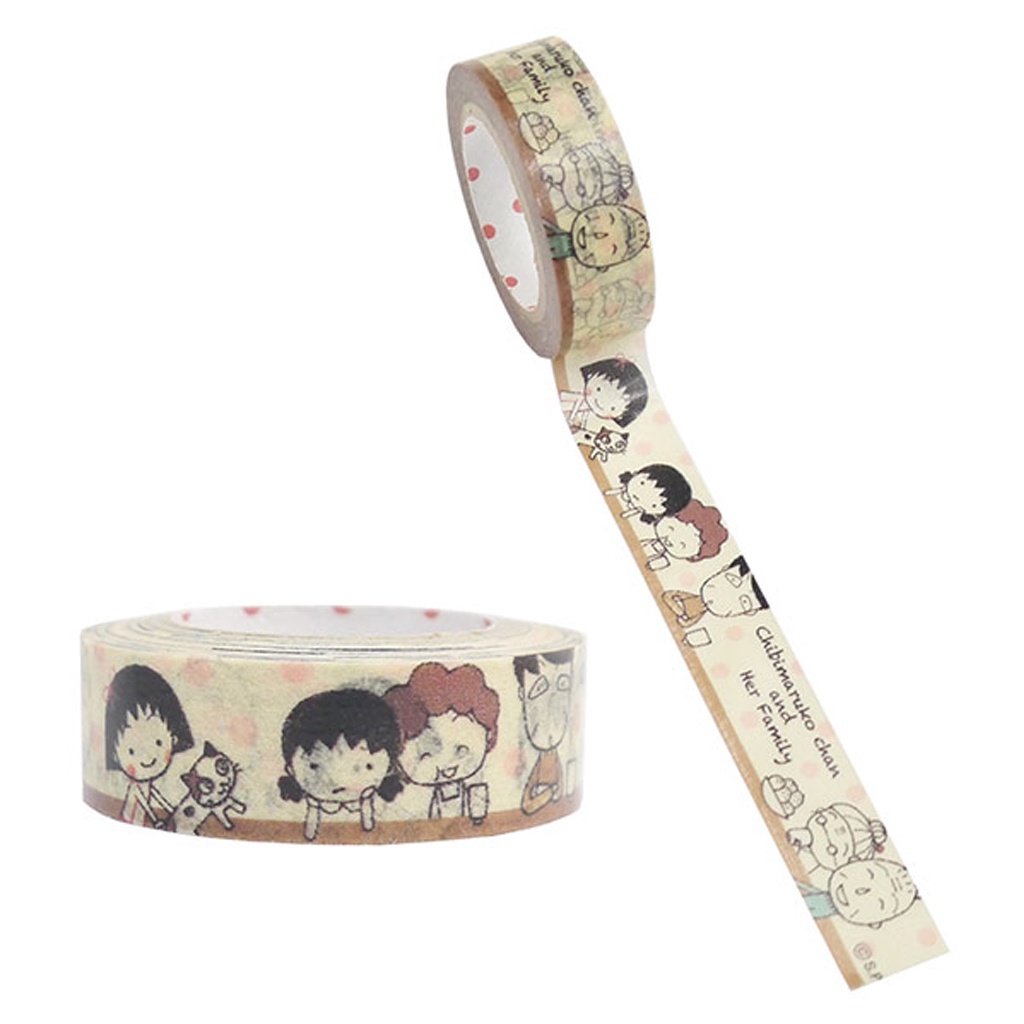 

Masking Tape Shinzi Katoh Chibi Maruko-chan Family