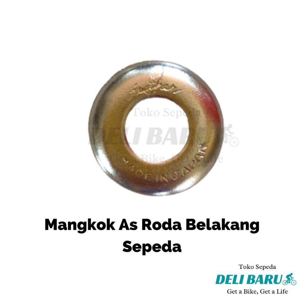 Mangkok as roda belakang sepeda