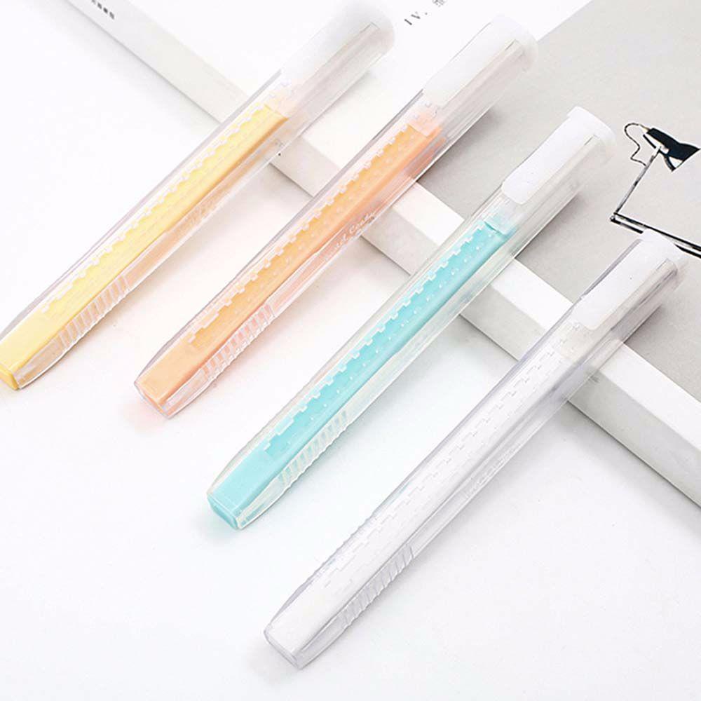 Lanfy Eraser Anak Siswa Siswa Alat Tulis Pena Bentuk Penghapus Perlengkapan Sekolah Lukisan Sketsa Push-pull Eraser