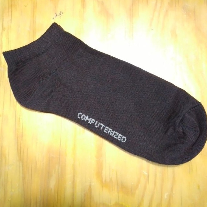 Kaos kaki pendek matakaki warna polos / Ankle socks pria wanita dewasa unisex-Coklat
