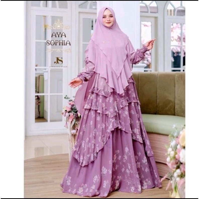 [JAWHARA SYARI SALE] GAMIS SET SYAR'I / DRESS PRELOVED NEW MODEL "CLONEEY ROSE MOSS/AYA SOPHIA/HIRAY