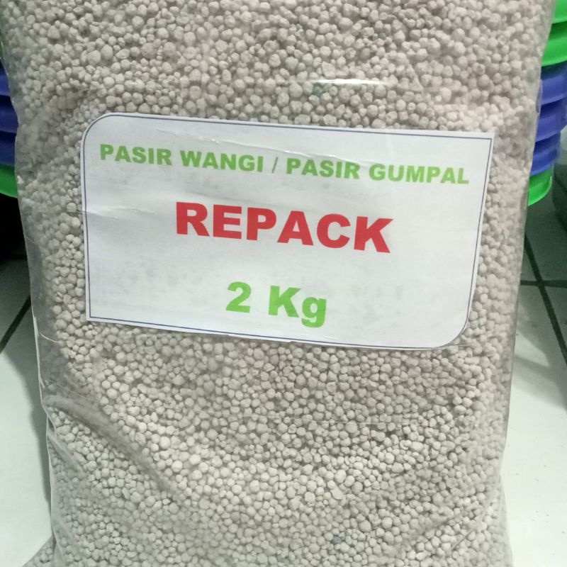 Pasir Wangi Repack 2Kg Murah Untuk Kucing