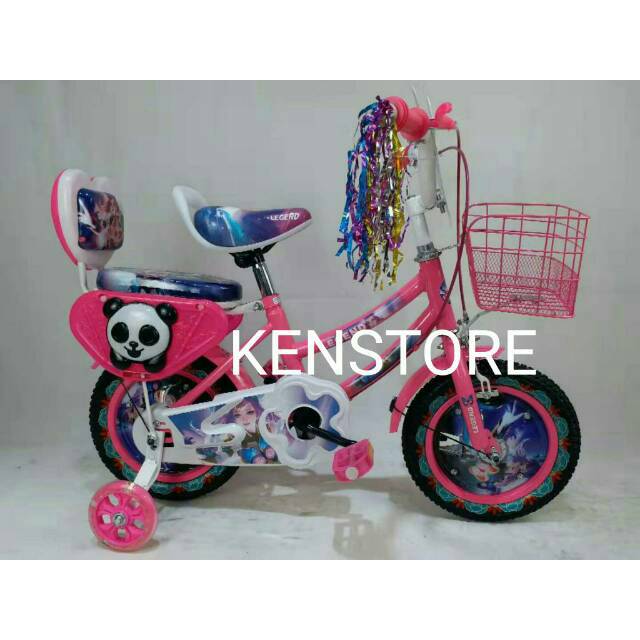 Sepeda Anak Wimcycle Strawberry Mini 18 Inch Usia Anak 5 9 Tahun