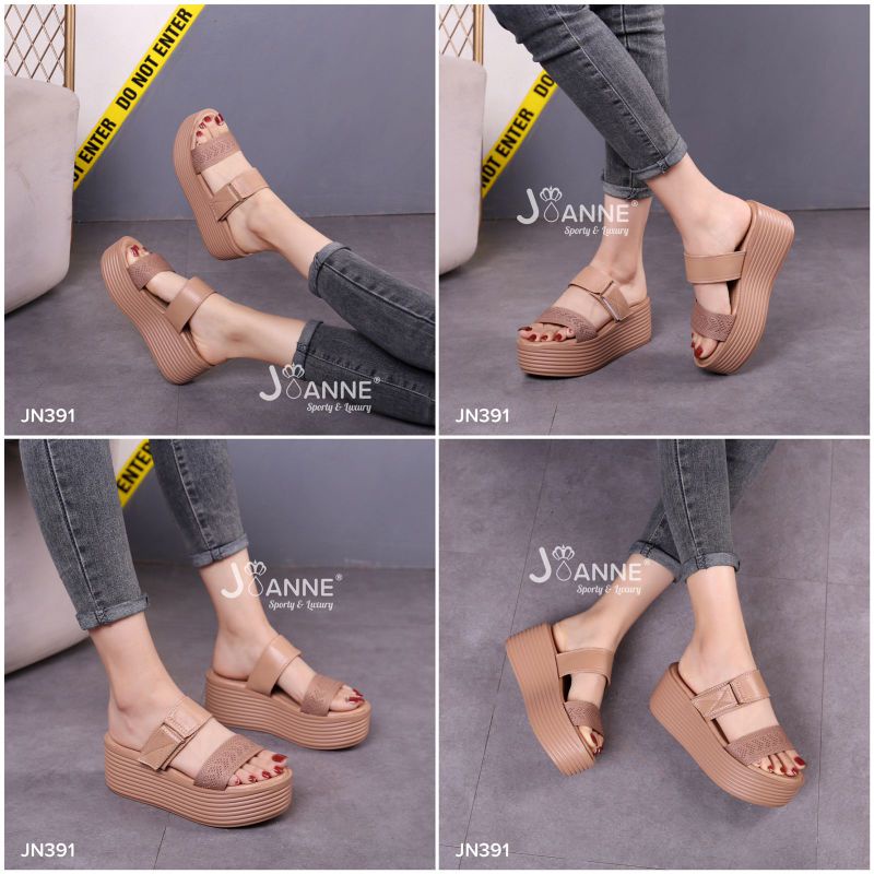 RESTOCK!! JOANNE Sandals Wedges Shoes JN391