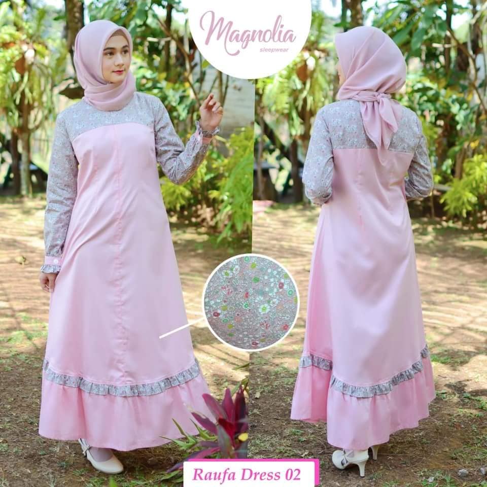 Gamis Branded Magnolia Raufa Dress 02