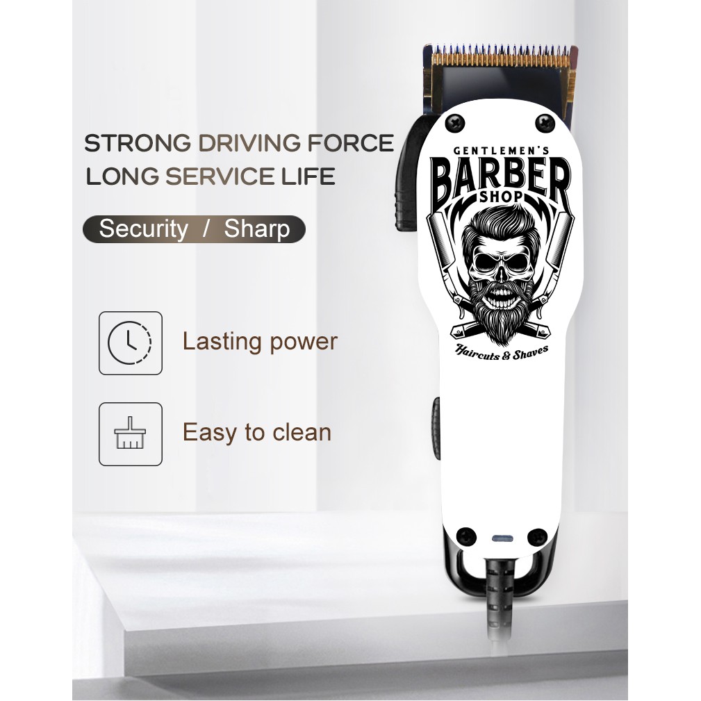 Ubeator Alat cukur rambut elektrik untuk professional untuk potong rambut, kumis, dan jenggot clippe