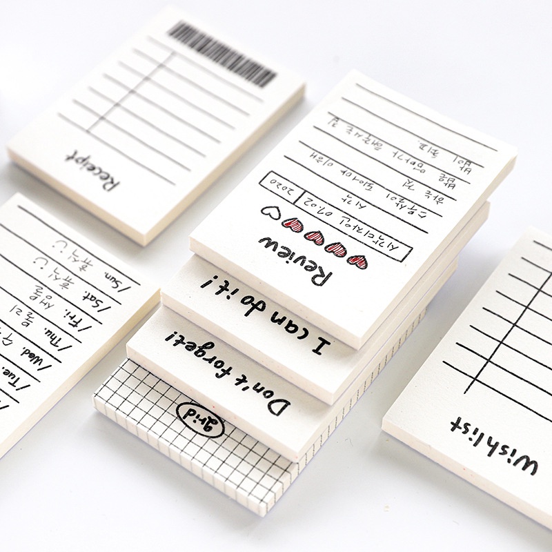 50 Lembar / set Sticky Note / Memo Pad Untuk Diary