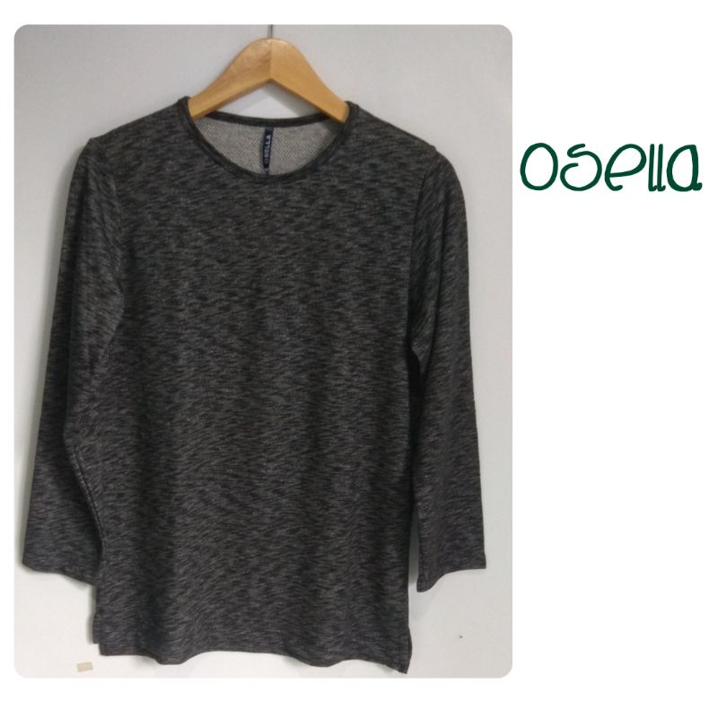 KAOS CEWEK LENGAN PANJANG KAOS WANITA LENGAN PANJANG KAOS OSELLA KAOS POLOS WANITA LENGAN PANJANG