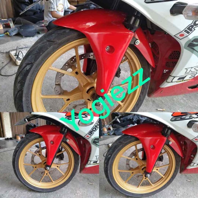 Spakbor depan suzuki gsx r150 hugger depan gsx 150r  penahan lumpur depan suzuki gsx