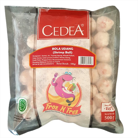 Jual Cedea Bola Udang 500 Gram 35 Pcs Shopee Indonesia