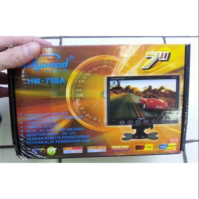 LCD TV HOLLYWOOD HW-798A 7" INCH TFD LED