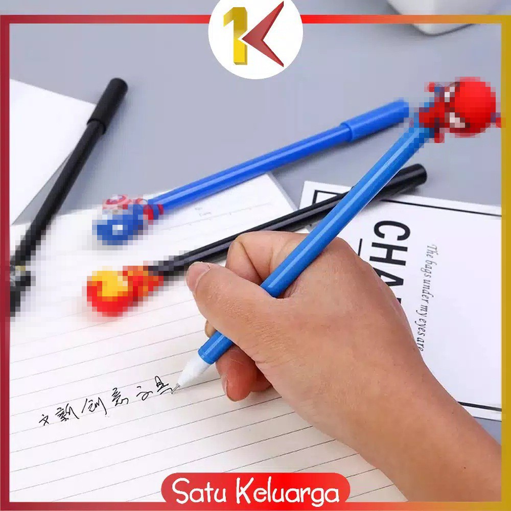 

SK-A12 Pena Hero / Pulpen Gel Karakter hero / Pen hero Alat Tulis Stationary Murah