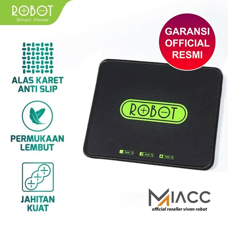 MOUSEPAD ANTI SLIP WITH SOFT SURFACE MOUSE PAD ROBOT RP01 ORIGINAL