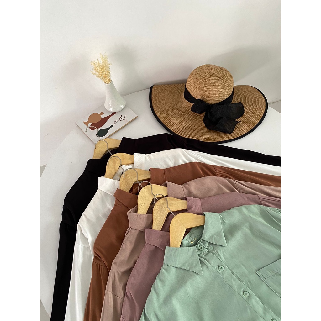 Elma Basic Shirt Kemeja Wanita