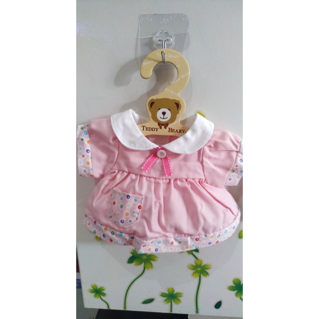 DRESS BAJU CEWEK / WANITA / GIRLS TEDDY BEAR DOLL BONEKA ORIGINAL TEDDY HOUSE 12 inchi