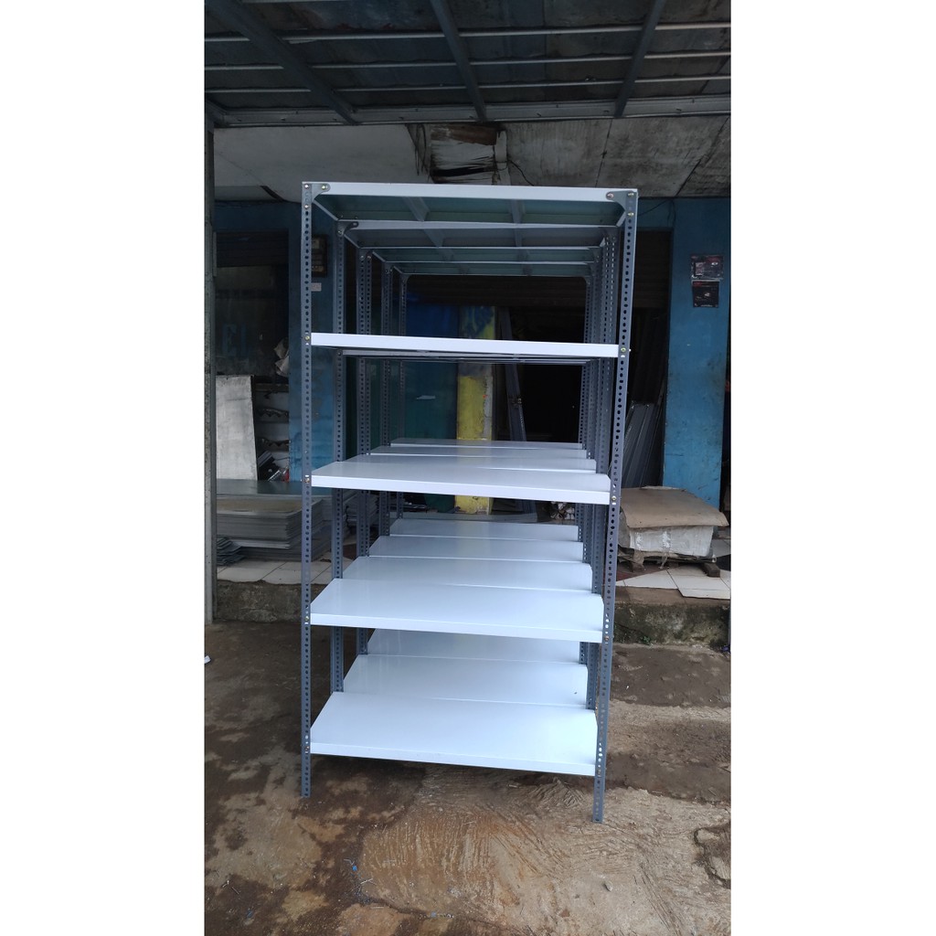 rak besi siku 5 susun