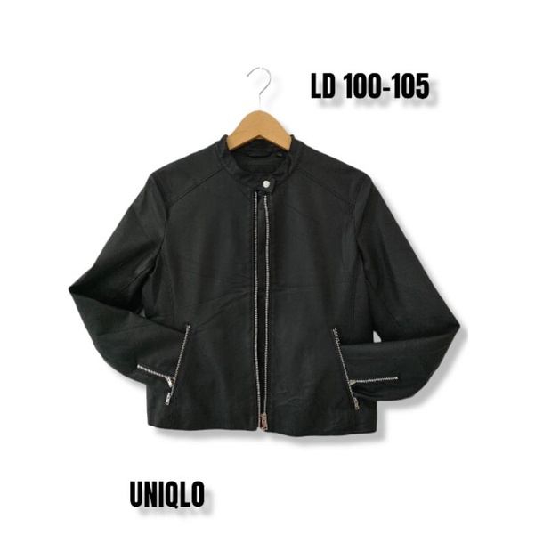 JAKET KULIT UNIQLO DEWASA CEWE / COWO MEDAN
