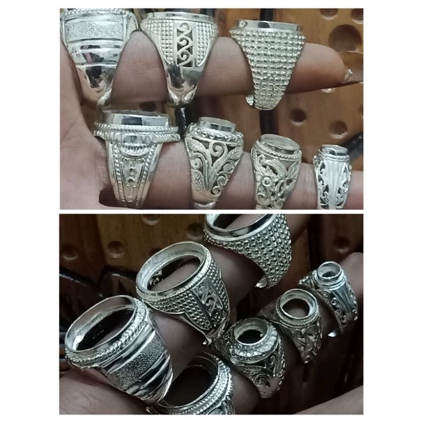 ring tanam Crom perak