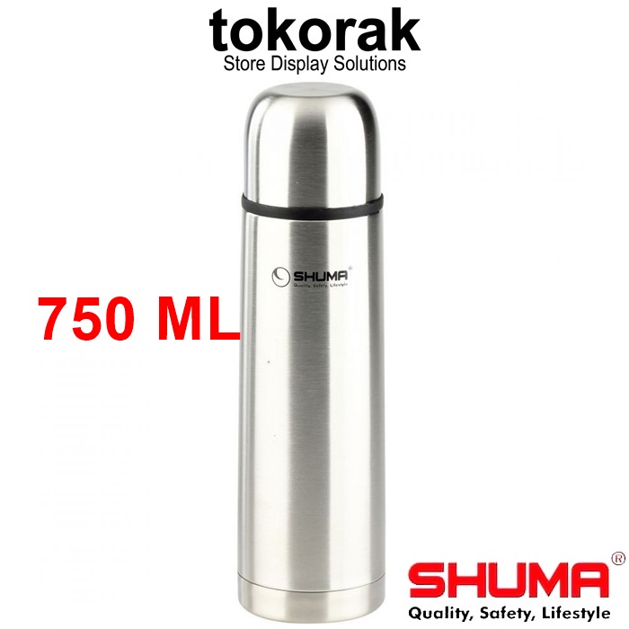 TERMOS AIR PANAS 750 ML STAINLESS - VACUUM BOTTLE SHUMA - BOTOL MINUM