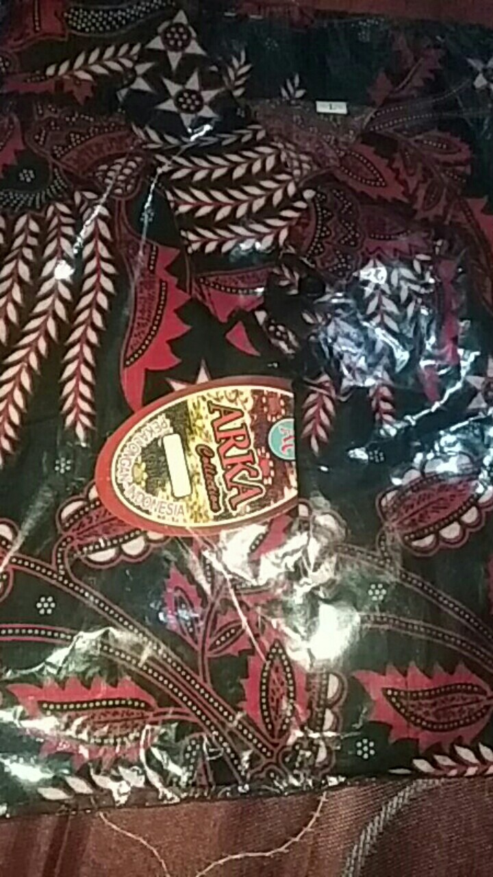 Bswart Batik Hrb026 Kenongo Hem Pendek Padi Pekalongan M L Xl Batik Pria Murah Modern Grosir Eceran