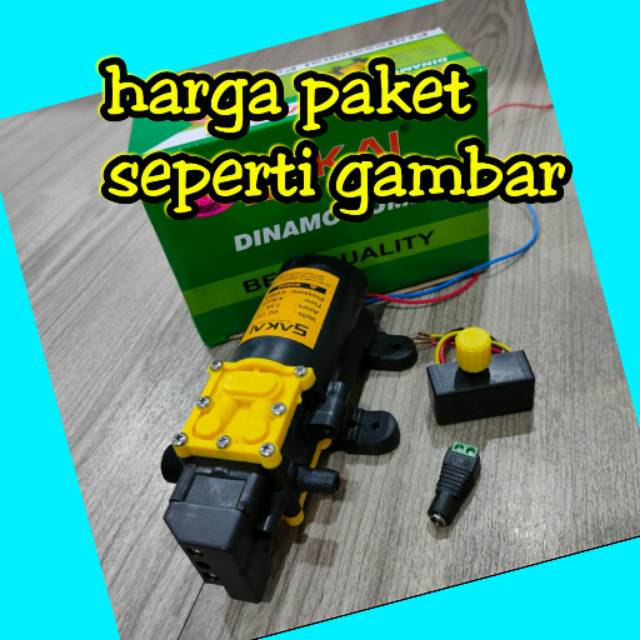 Dinamo pompa dc 12v + potensio / DINAMO SAKAI 12V / DINAMO MESIN CUCI MOTOR MOBIL STEAM / DINAMO