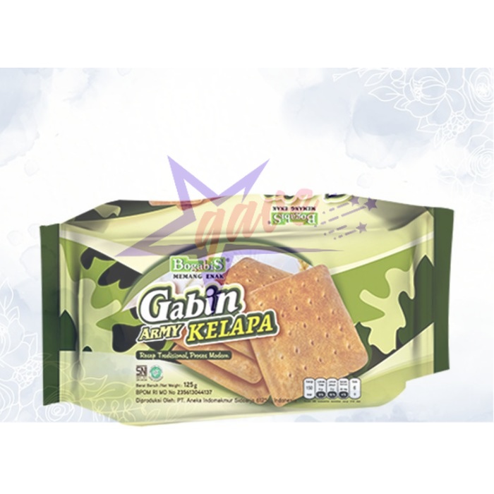 

Bogabis Gabin Kelapa Army 125g - 12 Pack