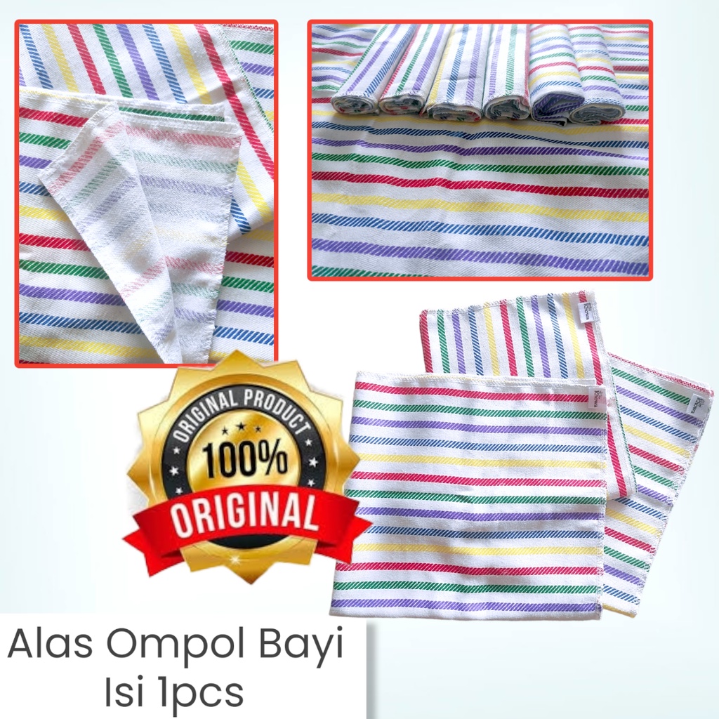 Alas Ompol Bayi Cepat Serap Cotton Ukuran Lengkap Alas Ompol Lurek Lurik Bayi Lemek Perlak Alas