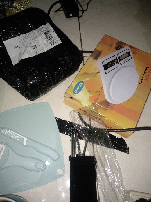 Pisau Set Keramik 3 In 1 Pisau Set / Alat Dapur / Pisau / Talenan