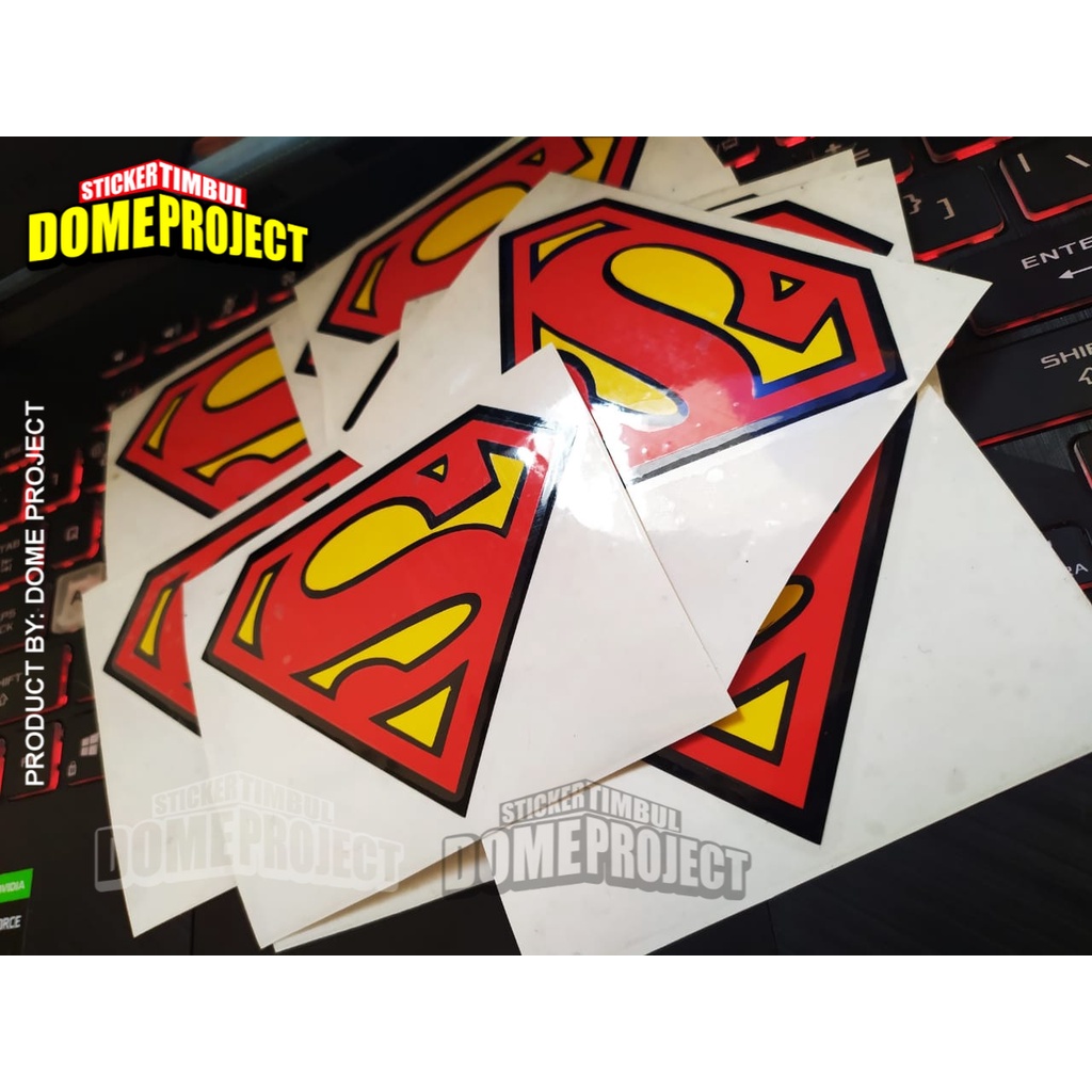 STIKER MOTOR KEREN STIKER SUPERMAN STIKER CUTTING STIKER MOBIL  OUTDOOR IMPORT