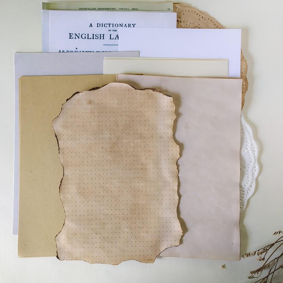 

[KODE JL0EK] Journal Kit Bujo Vintage Journaling Kit Aesthetic Jurnal Kit 120pcs Medium Bundle