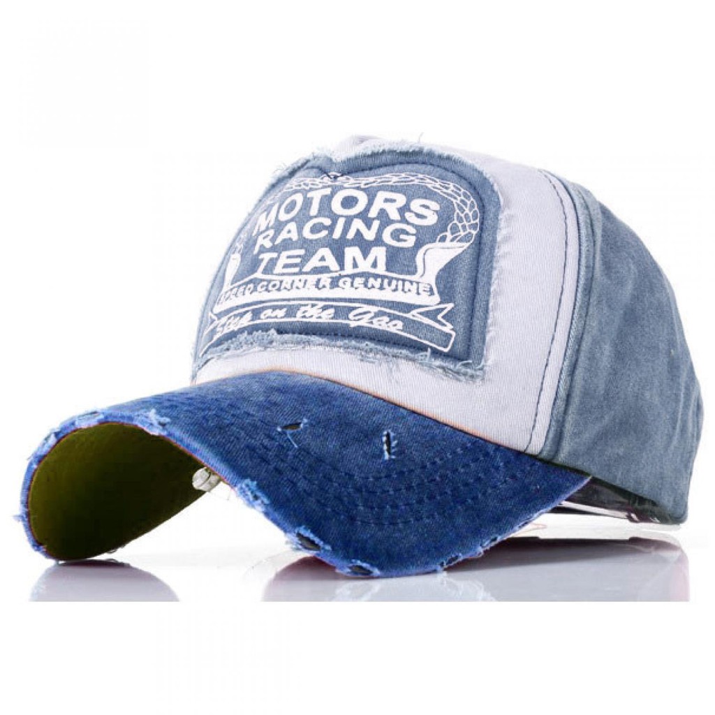 Rhodey Topi Baseball Snapback Motors Racing Team - NM261 [Biru]