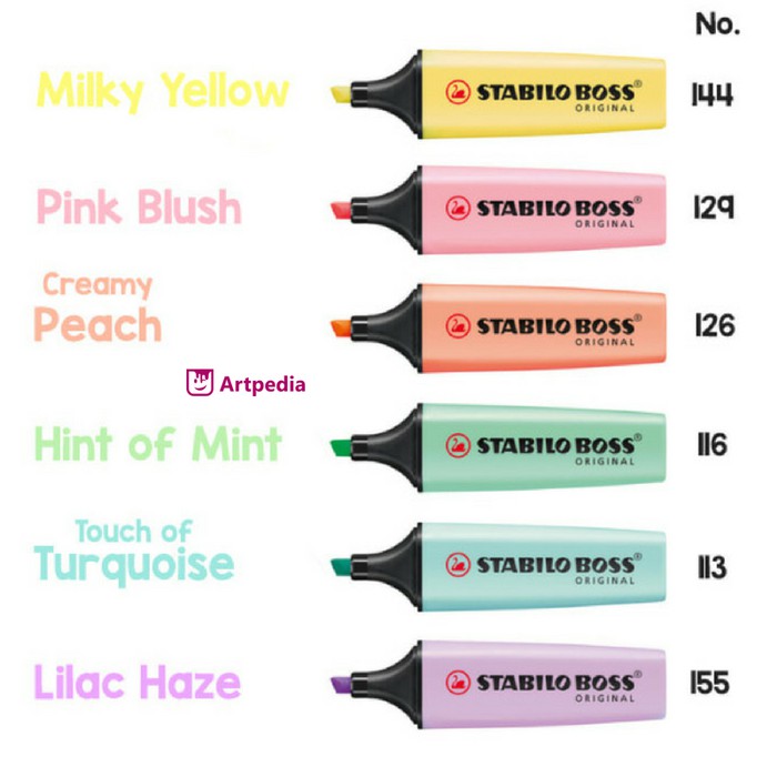 

[Promo] Stabilo Boss Highlighter Pastel Colors Creamy Peach Berkualitas