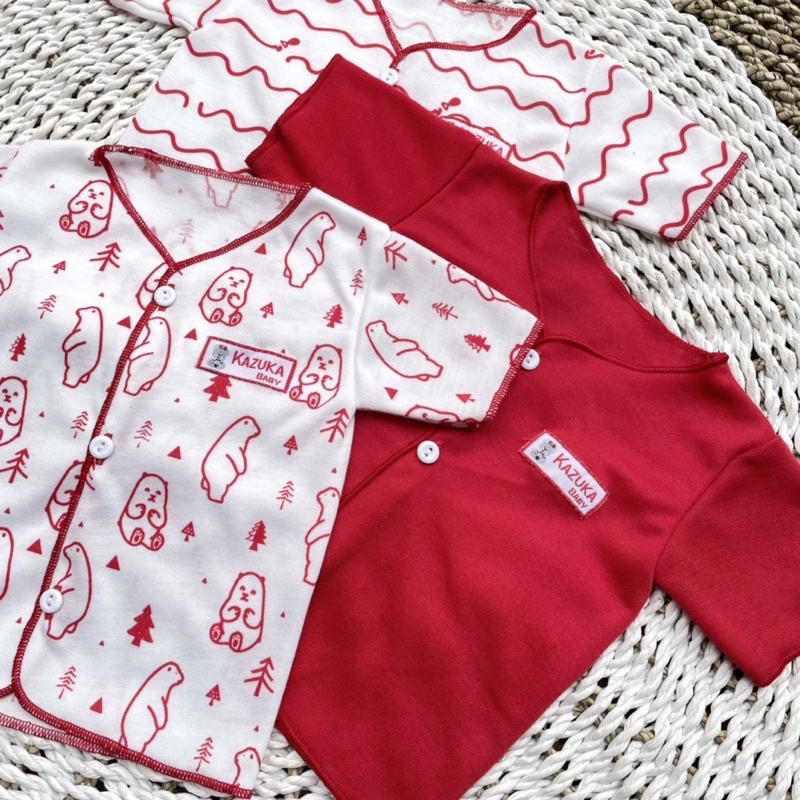 3 PCS Baju Bayi Lengan Pendek Baju Bayi Baru Lahir Baju Newborn Baju Bayi Perempuan Baju Bayi Laki laki Gift Lahiran Hampers Baby Newborn SNI DNW BABY