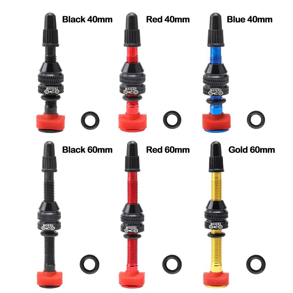 R-FLOWER Tubeless Tire Valve 4warna Brass Core Valve Outdoor Tool Velg Tubeless Sepeda