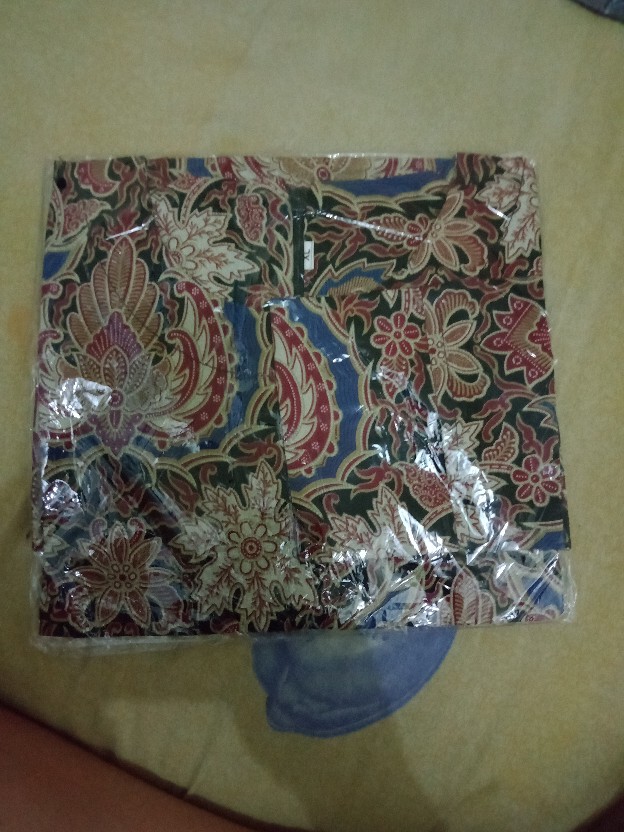 Tey-17 Batik Wanita Asj Sa Hrb026 Kenongo Kemeja Tosca Pendek