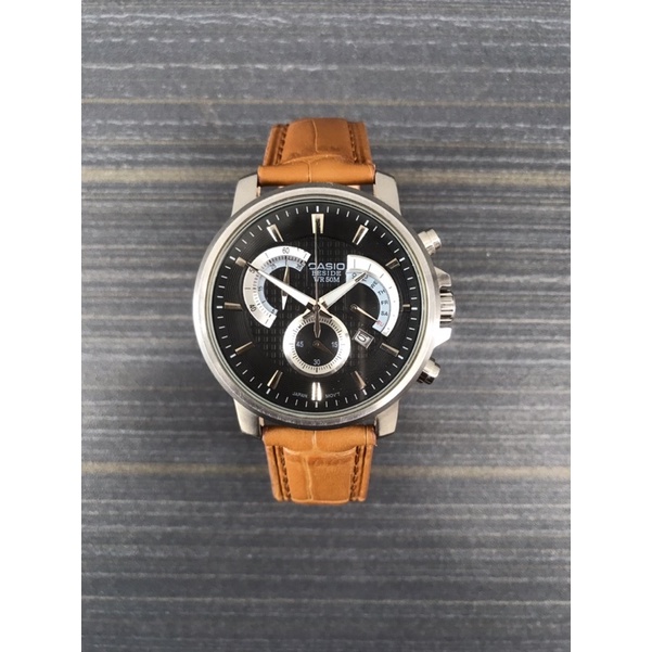 Bekas Second Preloved CASIO Edifice Jam Tangan Pria Analog Original Klasik Style Chronograph Kulit A